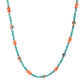 Southwest Elements Kingman Turquoise & Spiny Oyster Beaded Necklace