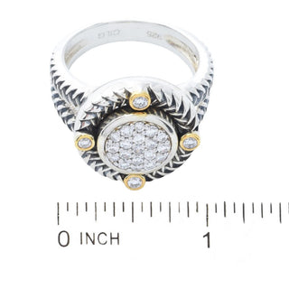 Melodia Diamonds 18K Vermeil 0.48ctw Round Lab Grown Diamond Cluster Ring