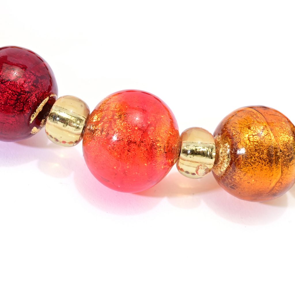 Il Murano di Francesca Choice of Color Murano Glass Bead Stretch Bracelet