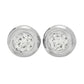 Morris & David 14K Gold Choice of Carat Bezel Set Diamond Stud Earrings