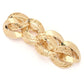 Stefano Oro 14K Gold "Fiori Ricami" Reversible Grumetta Chain Ring