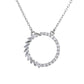 Diamond Treasures 0.30ctw Diamond Eternity Pendant w/ Chain