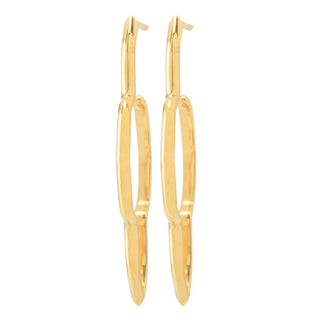 Kendra Scott 18K Gold Vermeil "Darla" Clover Hoop Earrings, 3.4 grams