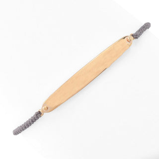 Kendra Scott 18K Rose Vermeil "Mattie" Bar Adjustable Cord Bracelet