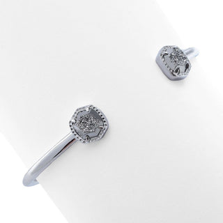 Kendra Scott Choice of Color "David" 7.5mm Drusy Open Cuff Bracelet