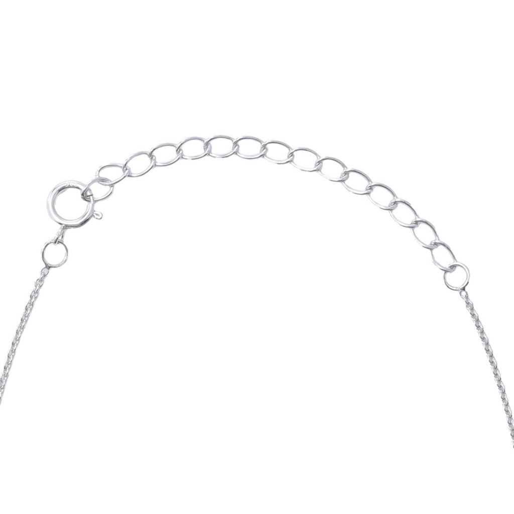 Diamond Treasures 14K White Gold 0.70ctw Fancy Purple Diamond Charm Necklace