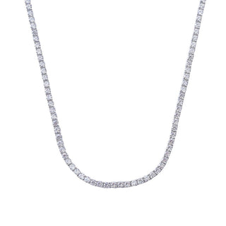 Brilliante Simulated Diamond Choice of Length Tennis Necklace