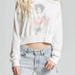 Recycled Karma - Whitney Houston Crop Sweatshirt