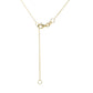 Gems of Distinction 14K Gold 0.40ctw Diamond Graduated Bar Charm Necklace