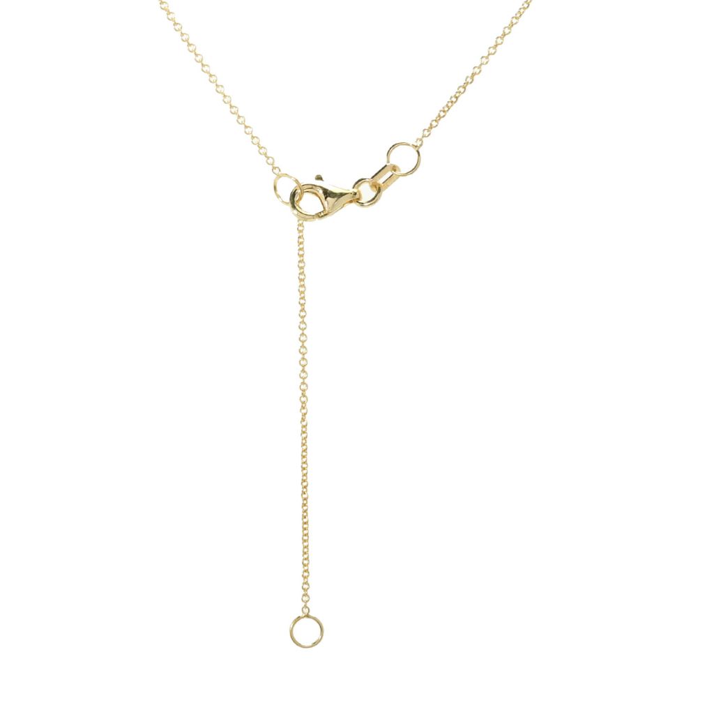 Gems of Distinction 14K Gold 0.40ctw Diamond Graduated Bar Charm Necklace