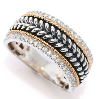 Melodia Diamonds 18K Vermeil 0.30ctw Lab Grown Diamond Band Ring