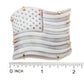 Cameo Italiano "Elysse" American Flag Shell Cameo Brooch/Pendant