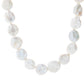 Far East Jewelry 19-22mm Freshwater Cultured Coin Pearl Strand Necklace