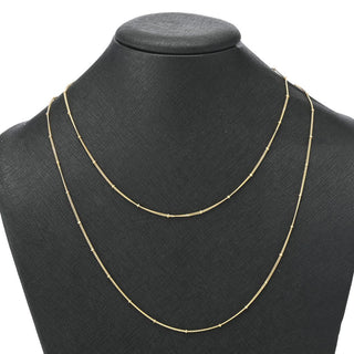 Claire Vessot Designs 14K Gold or Platinum Plated Choice of Length Signature Chain