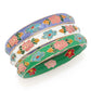 Far East Jewelry Choice of Spring or Classic Set of 3 Cloisonne Bangle Bracelets