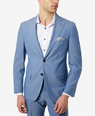 Men's Slim Fit Chambray Suit Separate Jacket