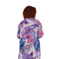 On The Plus Side - Print Long Sleeve Tunic - Plus