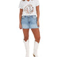 Flair Wear - Sequin Hound Dog V-Neck Tee