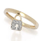 Cocci Collection 14K Gold Choice of Motif Diamond Accent Stack Band Ring