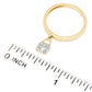 Cocci Collection 14K Gold Choice of Motif Diamond Accent Stack Band Ring