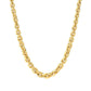 VOGA Collection 18K Gold Electroform Choice of Length Box Link Necklace