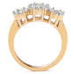 14K Gold Polished 1.00ctw Round Diamond Ring, 4.5 grams