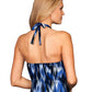 Kallure - Shirred Halter Tankini Top
