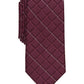 Alfani Men's Slim Grid Pattern Tie - Red