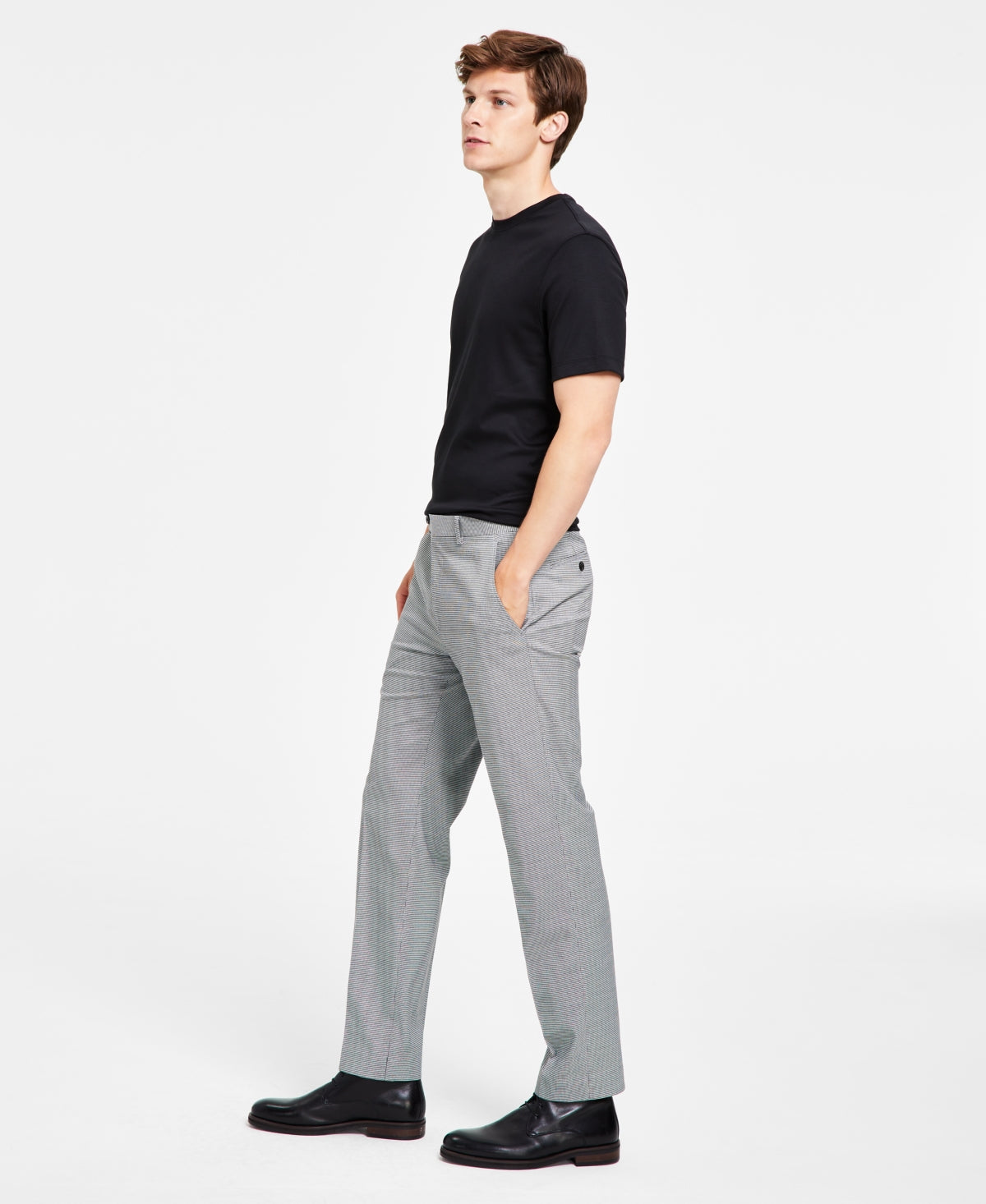 Alfani Men's Slim Fit Pattern Suit Separate Pants Gray Size 36X32 Alfani Men's Slim Fit Pattern Suit Separate Pants Gray Size 36X32
