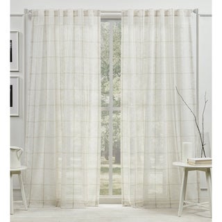 Rubin Sheer Back Tab Rod Pocket Curtain Panel
