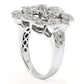 14K White Gold 0.75ctw Round Diamond Ring, 7.0 grams
