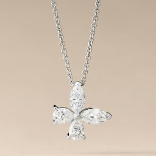 Peace Jewelers Choice of 14K Gold 1.10ctw Lab Grown Diamond Butterfly Pendant w/ Chain
