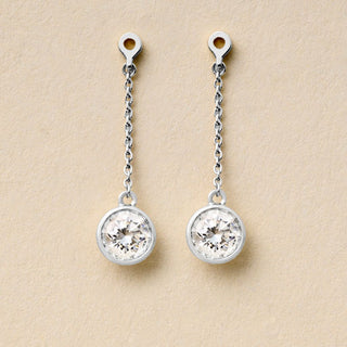 Peace Jewelers Choice of 14K Gold 1.00ctw Lab Grown Diamond Drop Earring Jackets