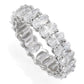 Brilliante Choice of Cut Simulated Diamond Eternity Band Ring