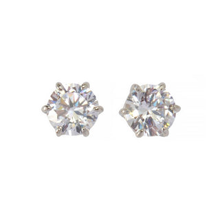 Brilliante 2.90 DEW Simulated Diamond Solitaire Stud Earrings