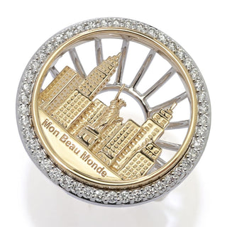 Sonia Bitton Galerie de Bijoux 14K Gold 0.50ctw Diamond "Mon Beau Monde" Ring