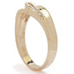 14K Gold Polished 0.25ctw Baguette Diamond Ring, 3.8 grams