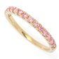 LuxeHue 14K Gold 0.50ctw Choice of Pink or Yellow Lab Grown Diamond Ring