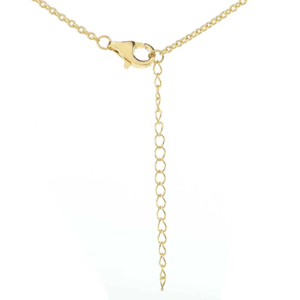 Passport to Egypt 18K Gold Plated Polished Flower of Life Pendant w/ Chain