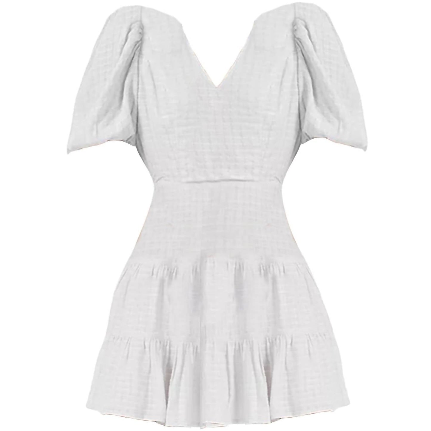 French Connection - BIRCH GINGHAM TIERED DRESS