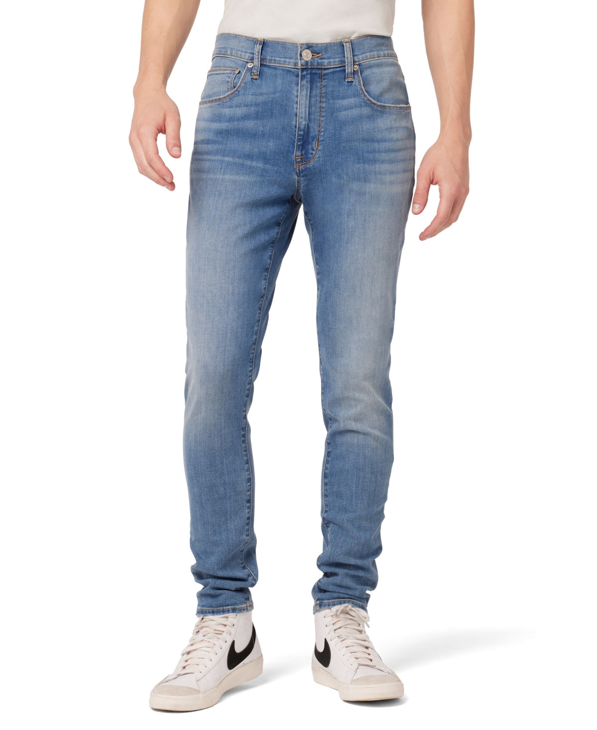 Hudson Mens Zev Whisker Wash Skinny Jeans