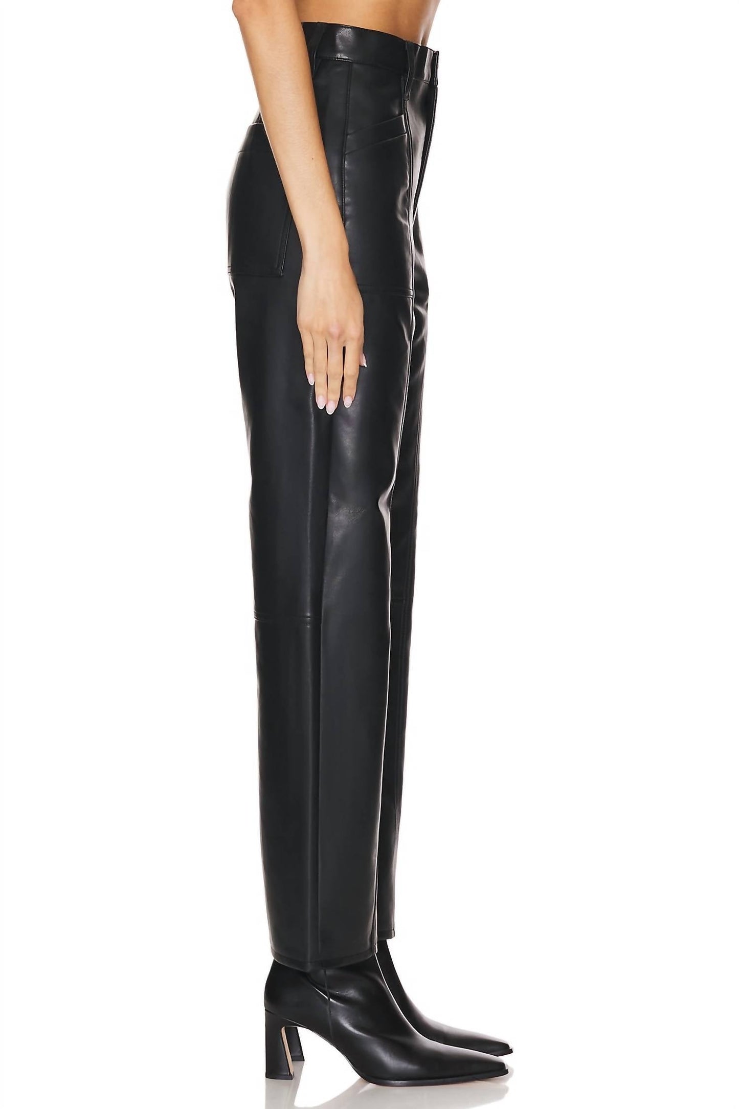 Pistola - Taylor High Rise Bowed Straight Pants
