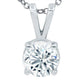 Diana M Jewels - 14kt 3.00 Cts Lab Grown Diamond Solitaire Necklace