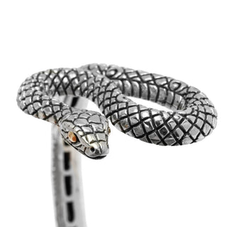Artisan Silver by Samuel B. Choice of 14x10mm Gemstone Year of the Snake Bracelet