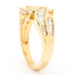 14K Gold 0.85ctw Marquise & Baguette Diamond Ring, 5.0 grams