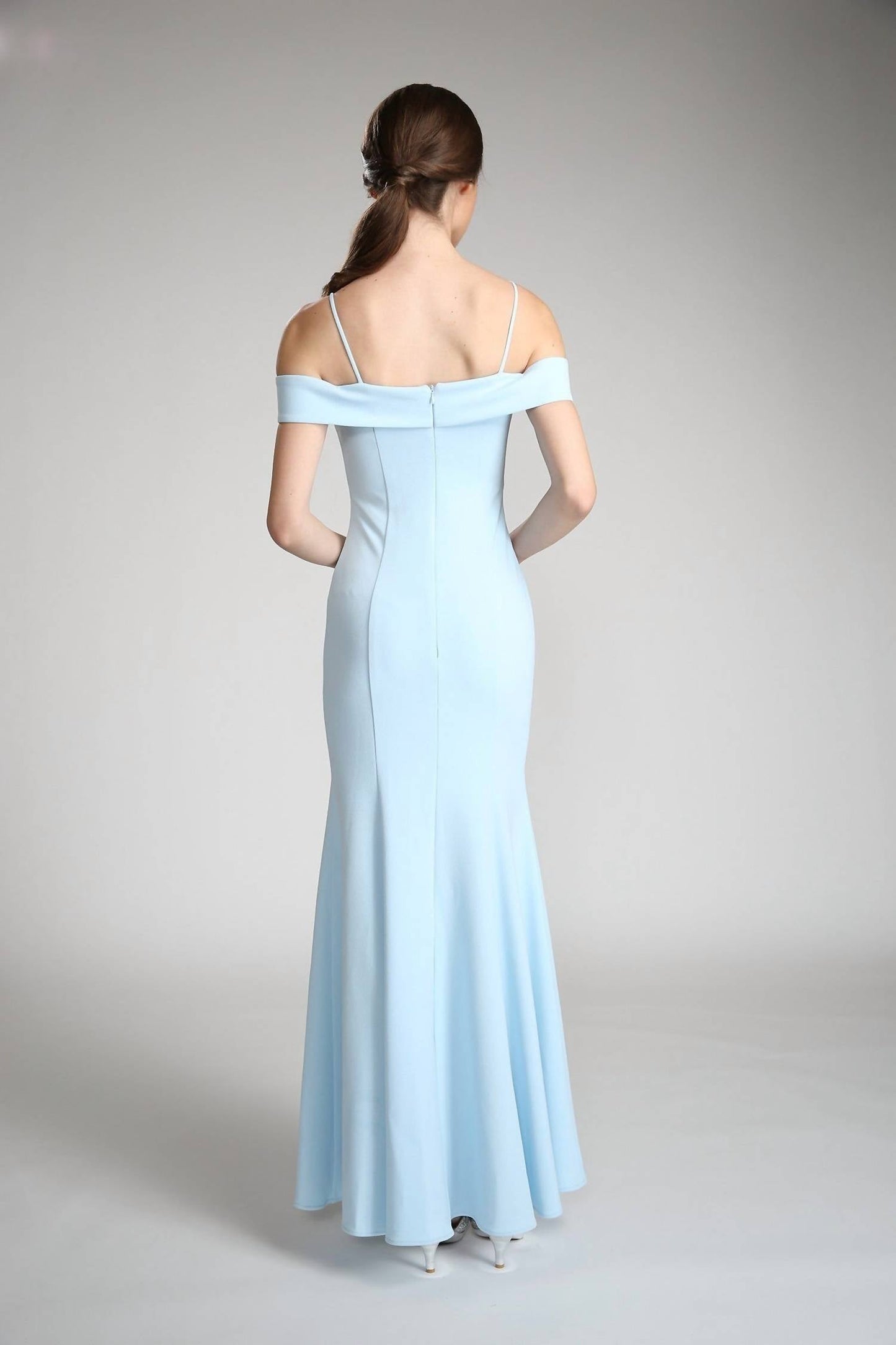 Fiesta Fashion - Off The Shoulder Long Bridesmaids Maxi Dress