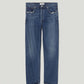 Agolde - Riley Long High Rise Straight Jean - Stretch
