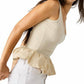 Steve Madden - Jess Ruffle Hem Rib Tank