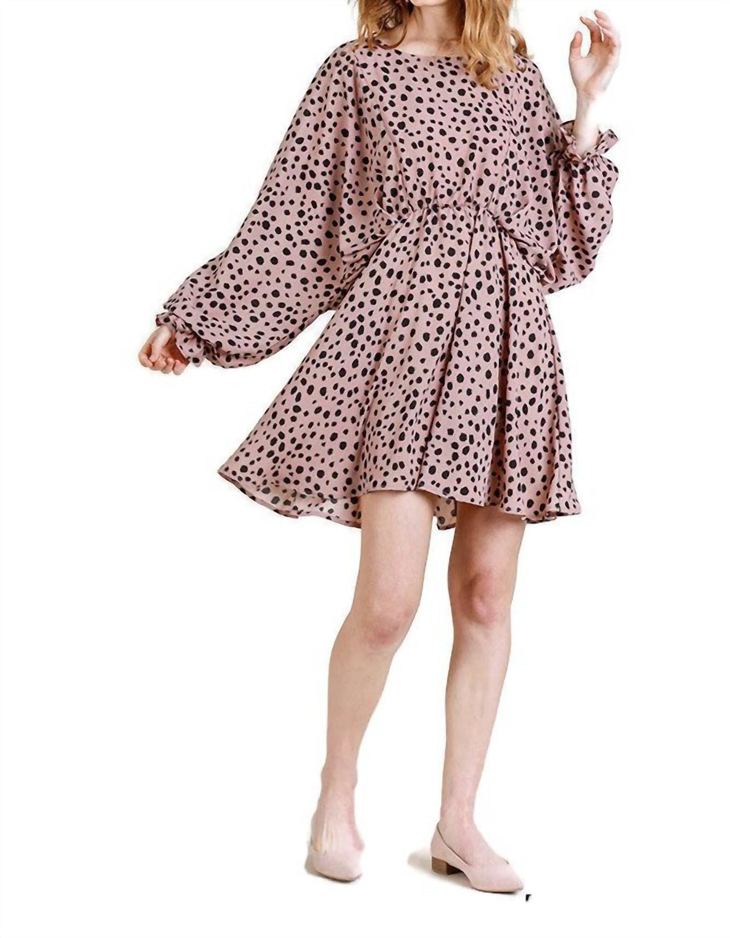 Umgee - Dalmatian Keyhole Dress