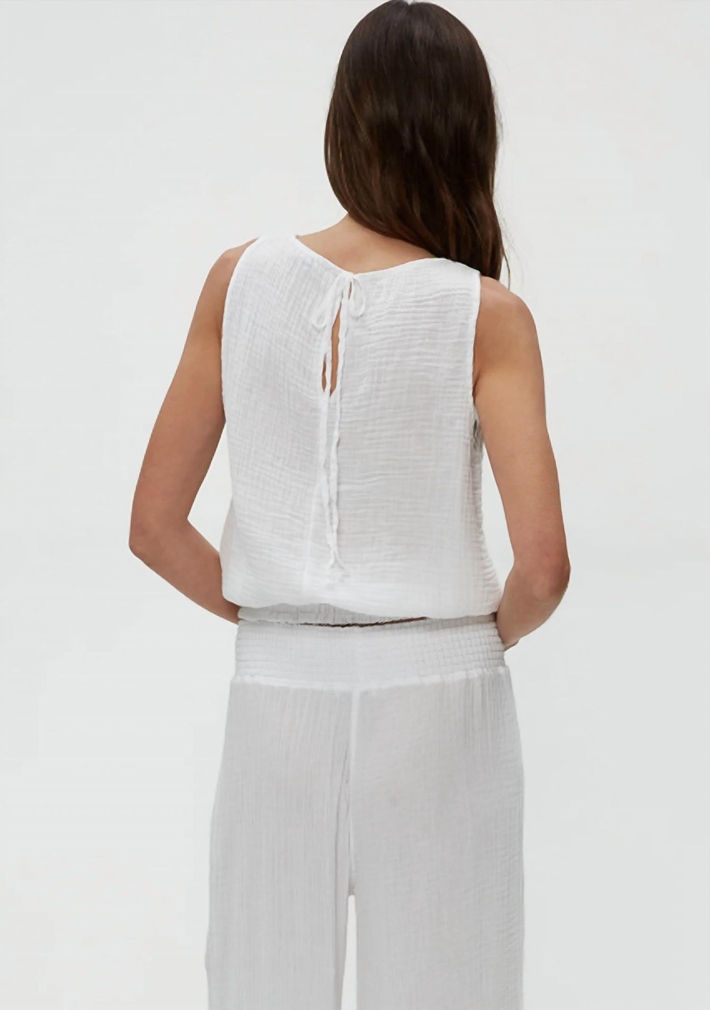 Michael Stars - Janelle Gauze Tie Neck Tak